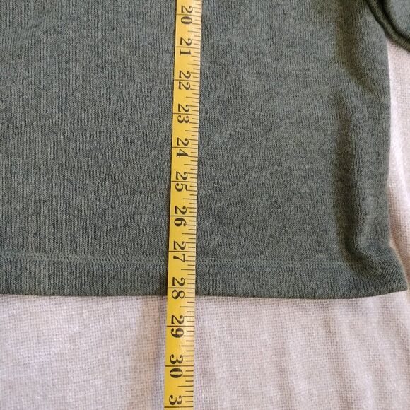 G.H. Bass & Co 1/4 Zip Green Pull Over Sweater Size 2XL - Picture 5 of 6